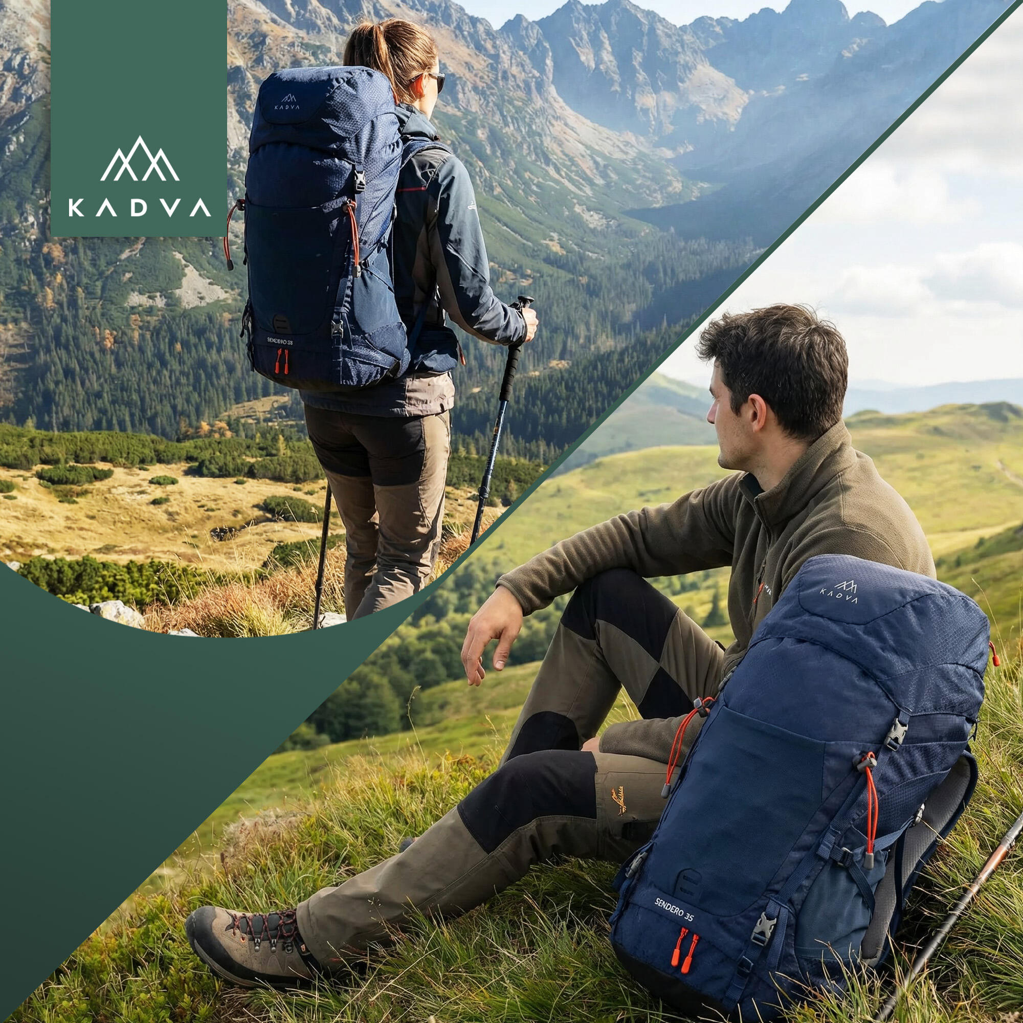 Mochila de trekking KADVA Sendero 35 l 7/7