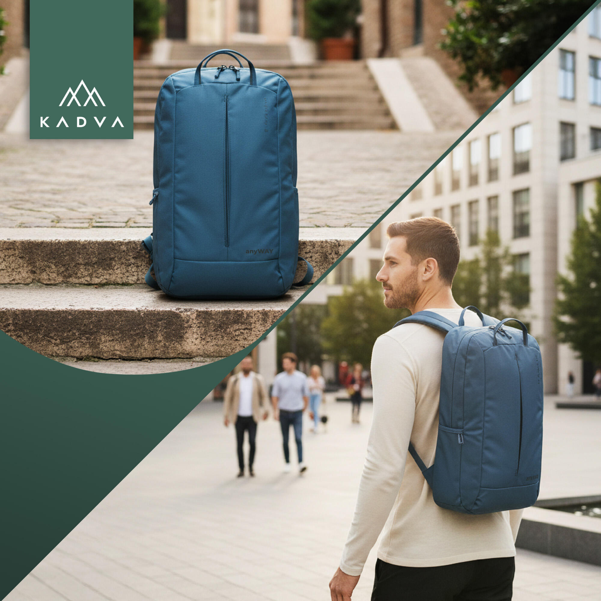 Mochila de turismo KADVA anyWAY 25 l 7/7