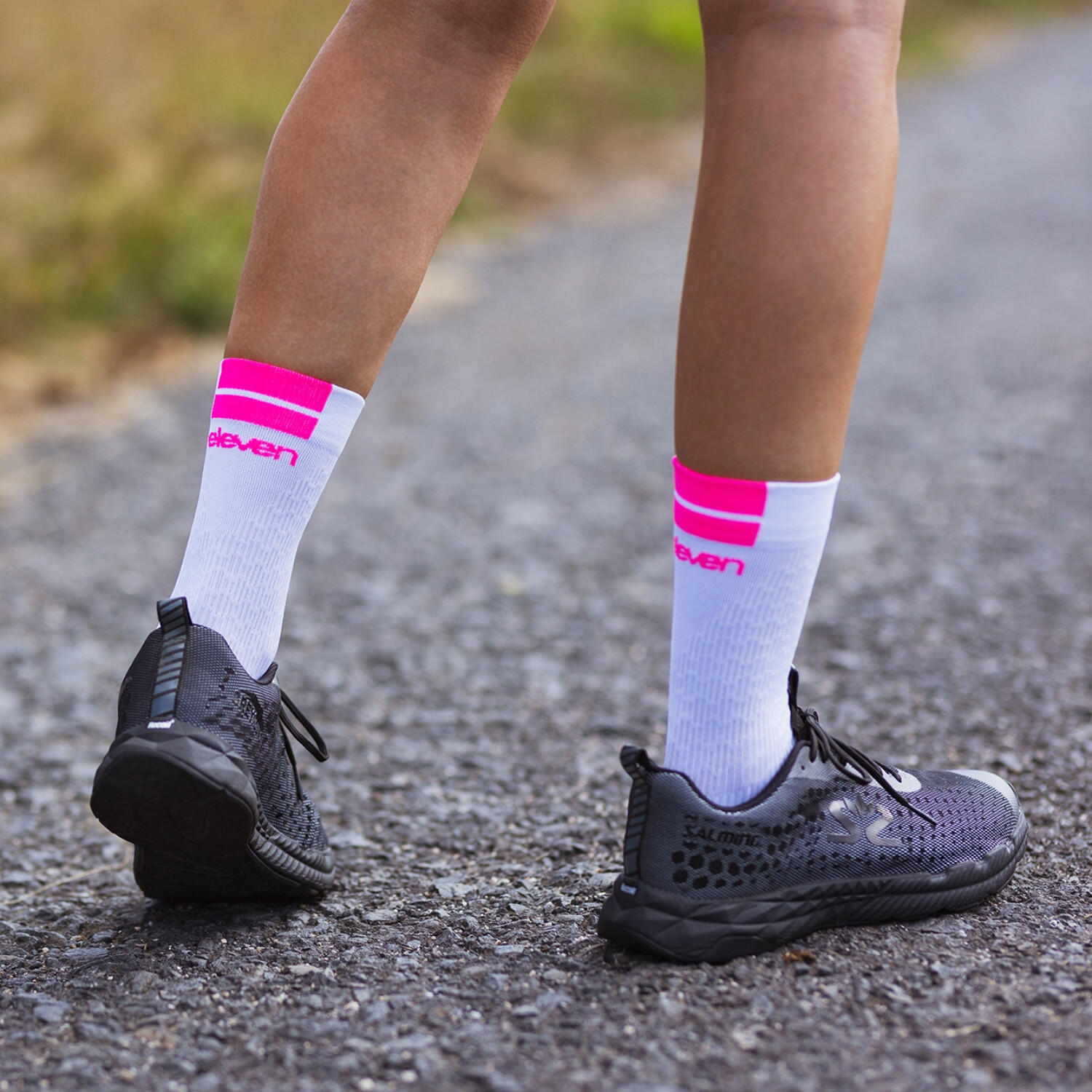 Kompressions-Sportsocken Eleven Ronda für Laufen und Wandern - weiß 5/5