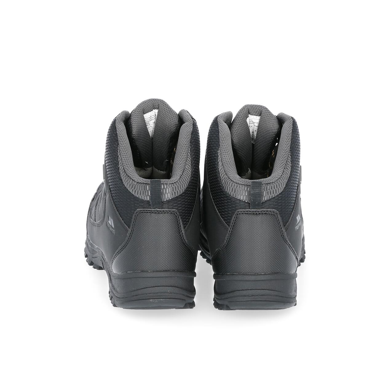 Trespass Finley Botas de Senderismo Corte Medio Impermeables Hombre Negro 2/2