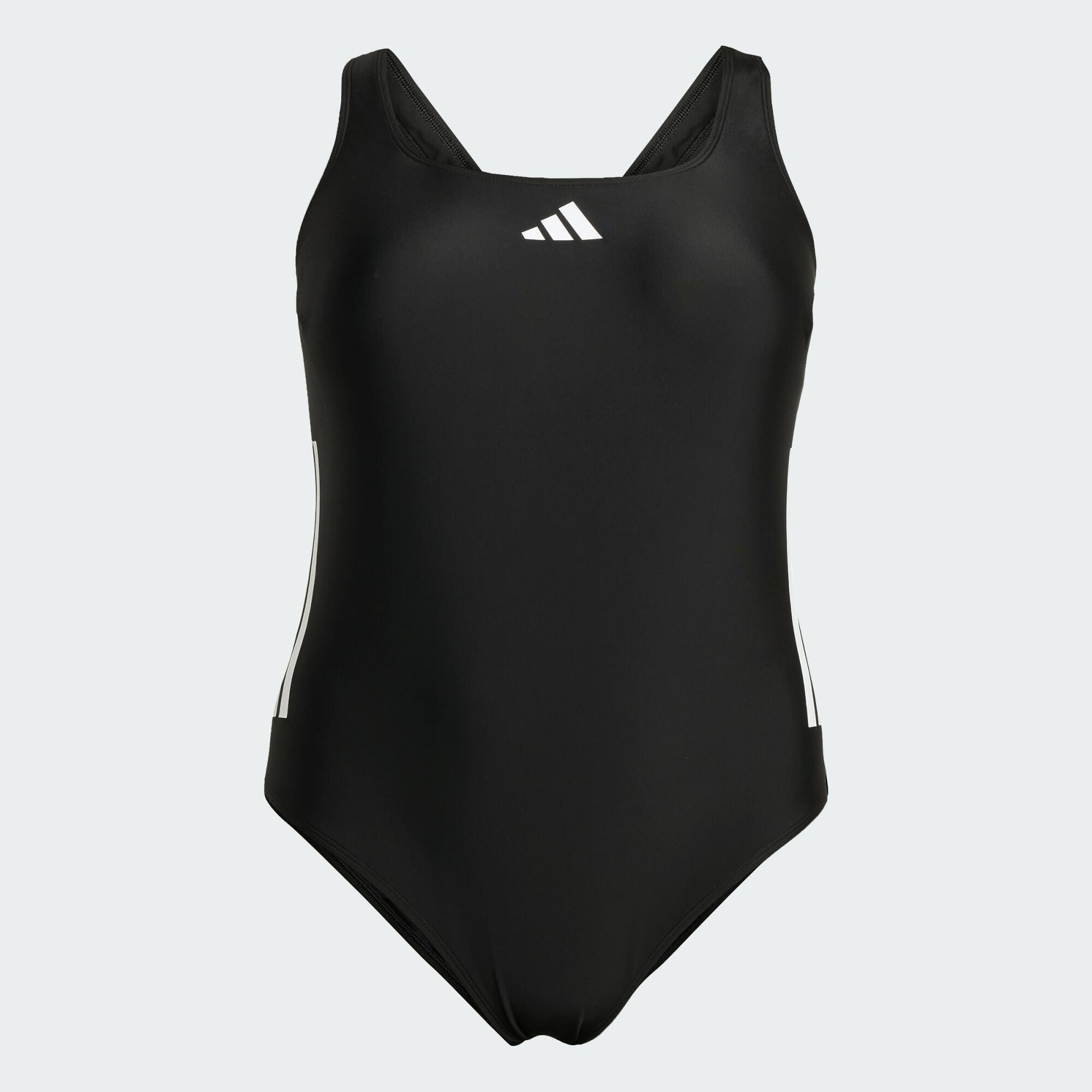 Maillot de bain graphique 3 bandes dos en C (Grandes tailles) 2/6
