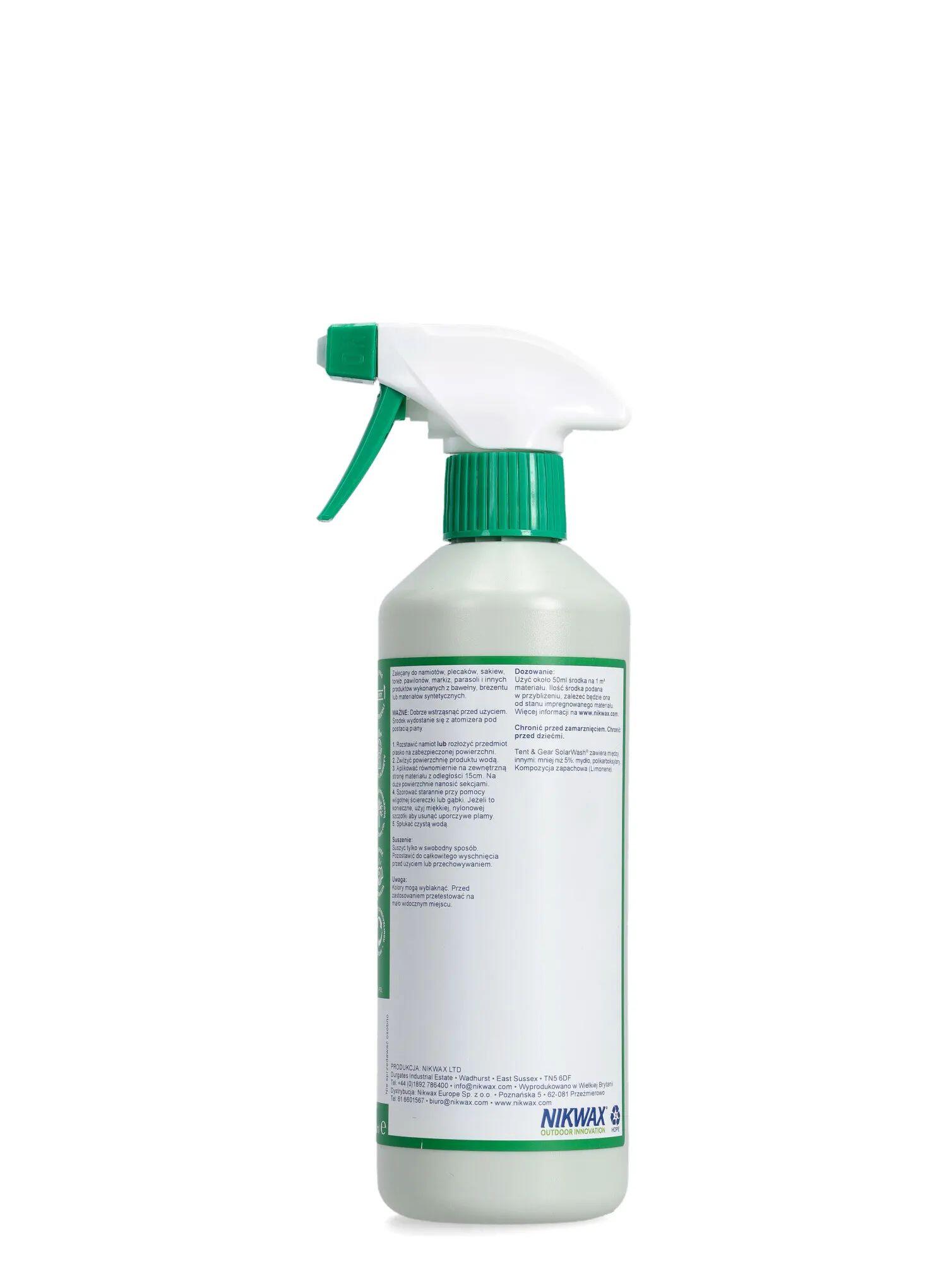 Zestaw Nikwax Tent&Gear SolarWash + SolarProof 2 x 500 ml 6/7