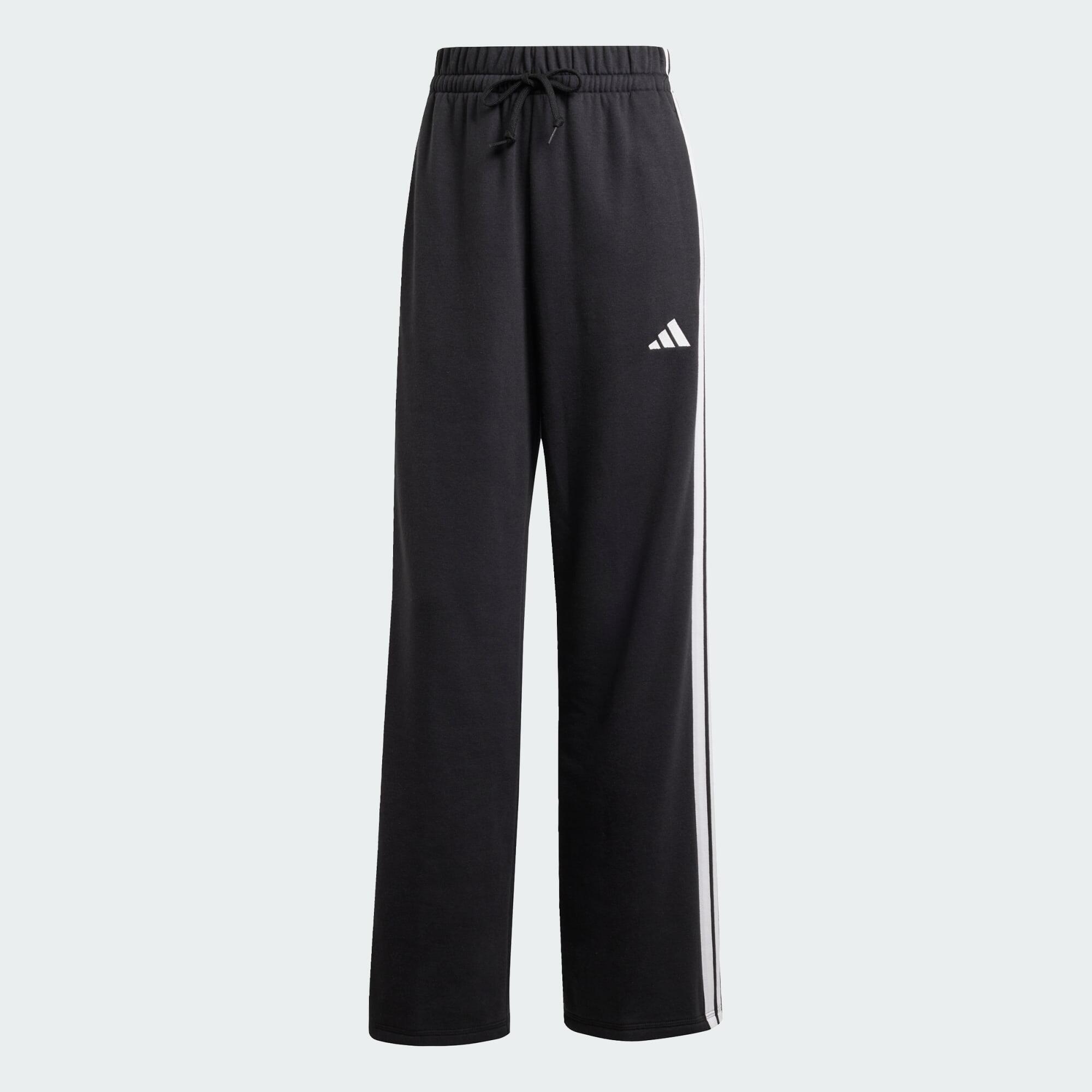 Pantalon french terry bas droit 3 bandes Essentials 2/6