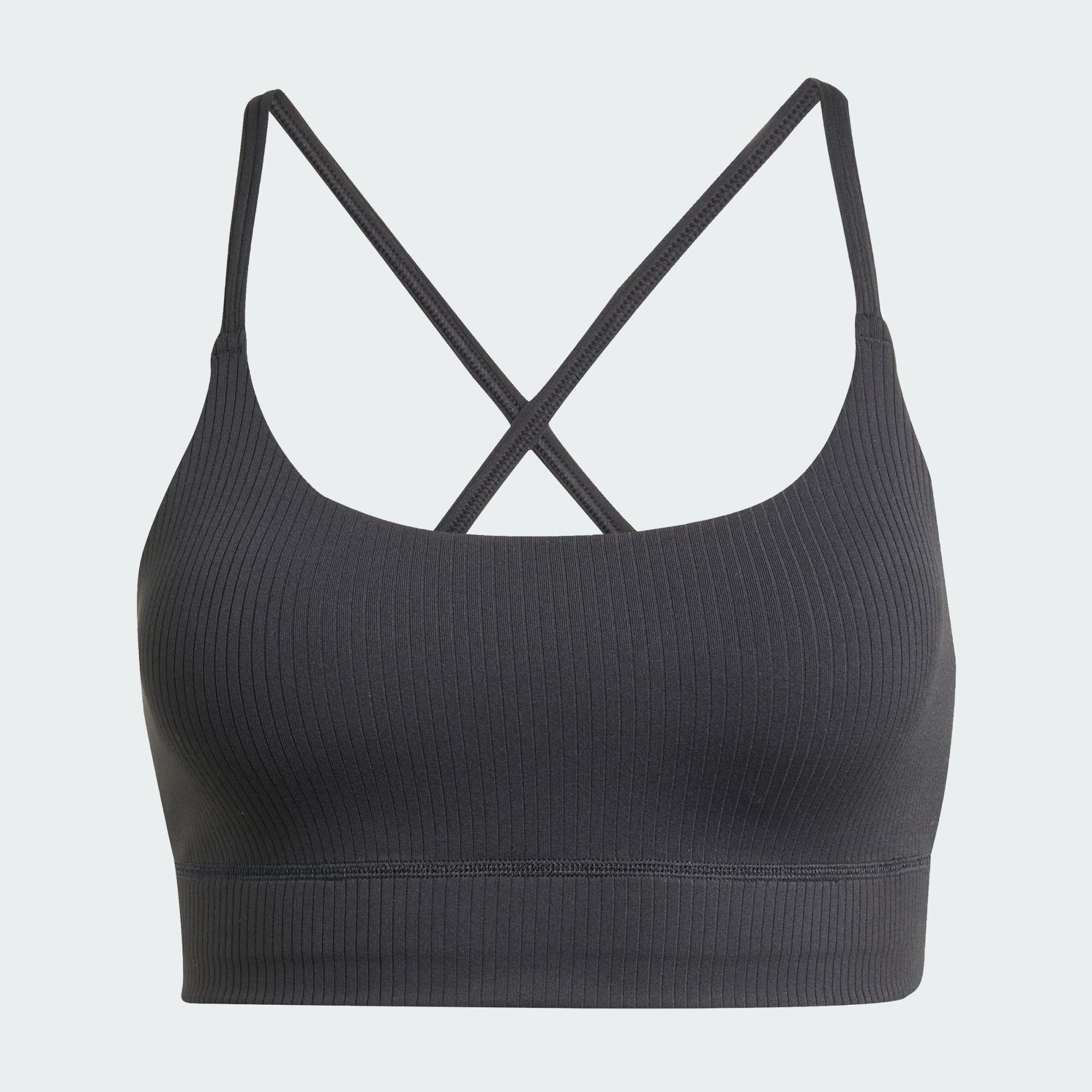 adidas All Me Light Support Rib Bra Longline Sport-BH 2/7