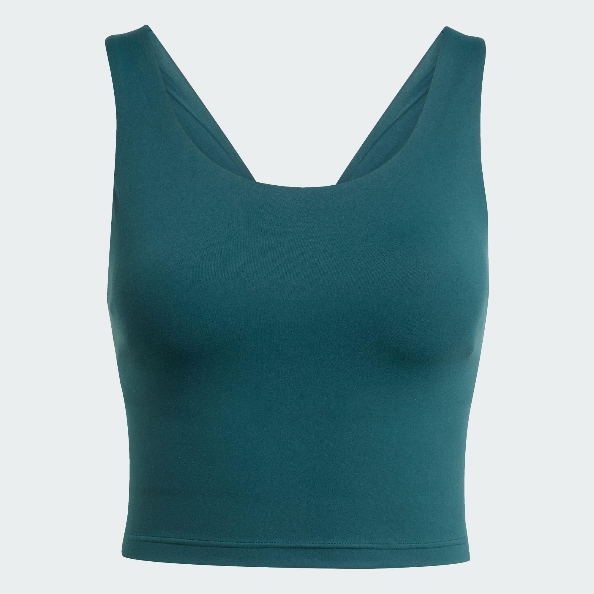 Top con reggiseno integrato adidas All Me a supporto medio 2/6