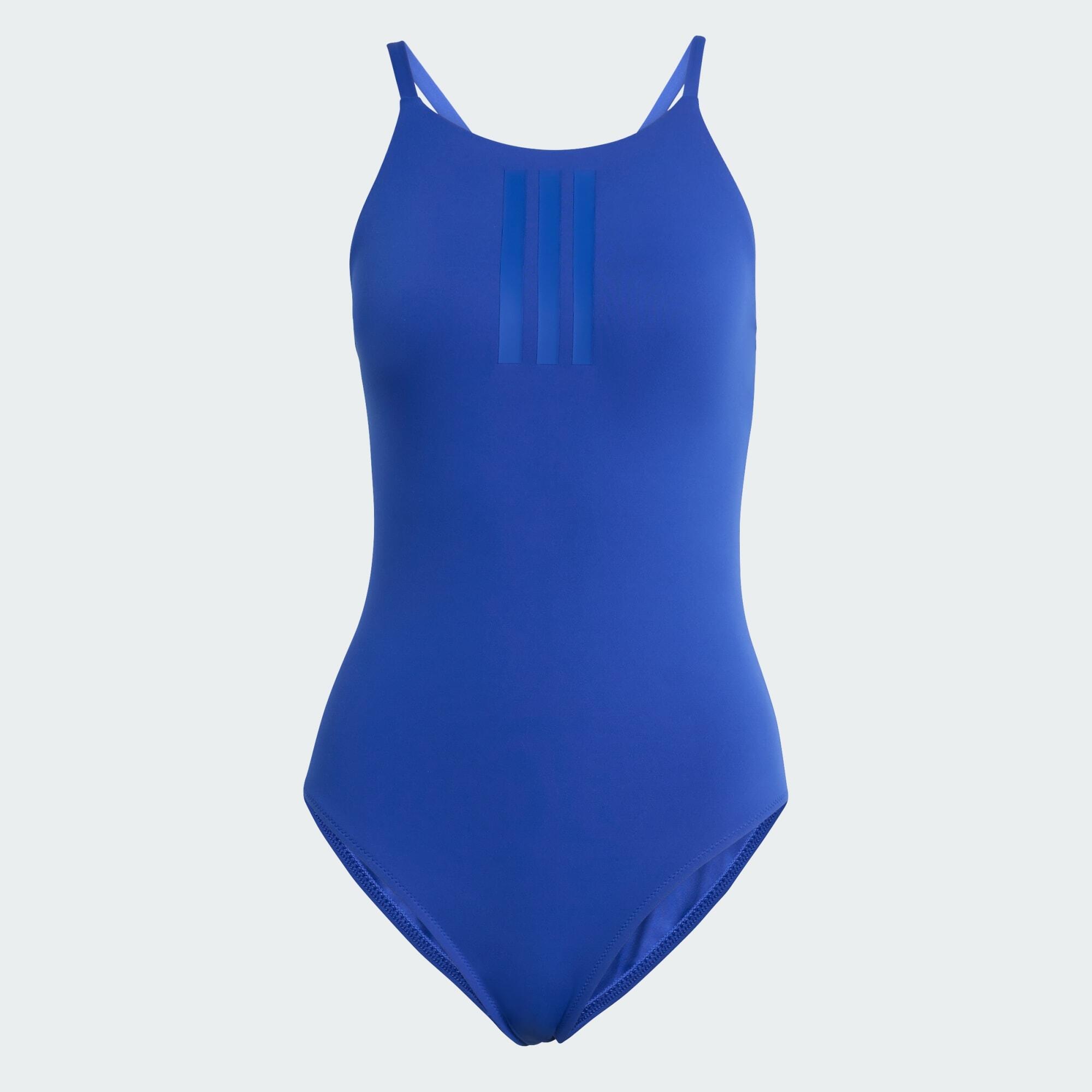MAILLOT DE BAIN TOUCHER PEAU DE PÊCHE BRETELLES 2 SENS COL MONTANT 3 BANDES 2/5