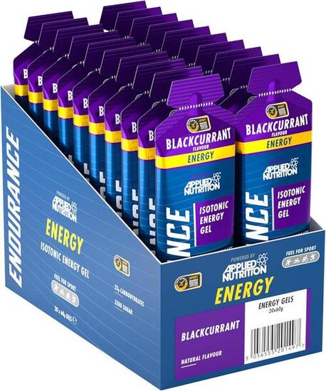 Gels énergétiques - Isotonic Energy Gel - Cassis Boite de 20