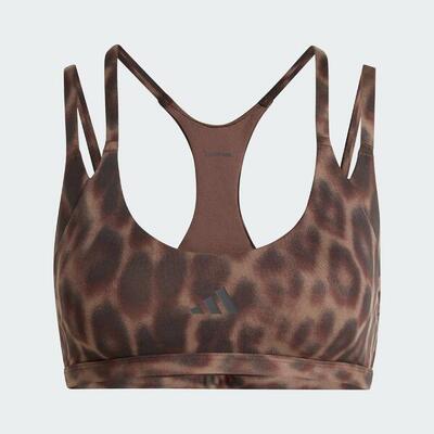 Optime leopard strappy light support beha
