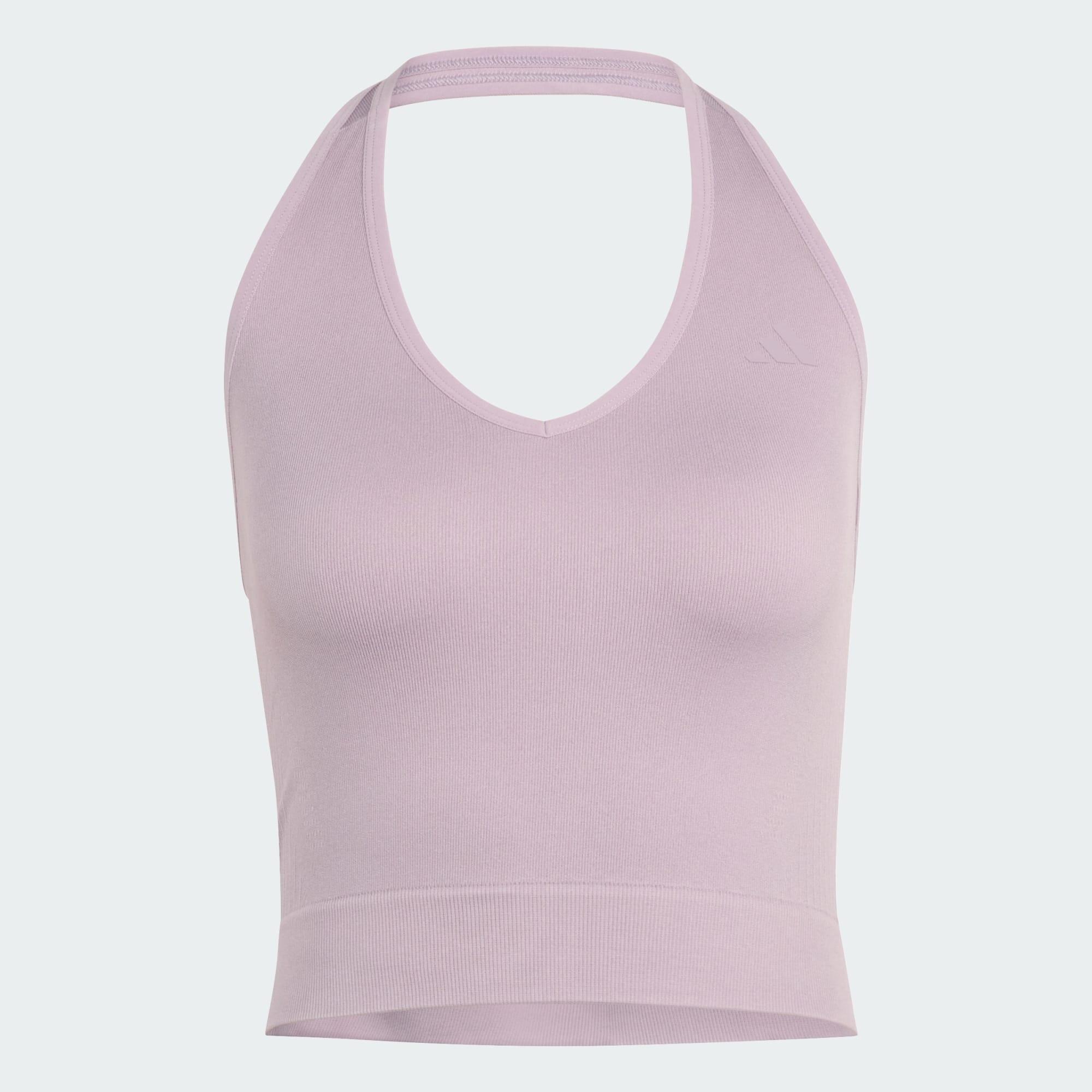 Workout Essentials Knit Halterneck T-Shirt 2/5