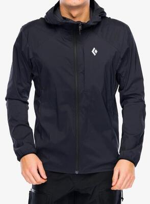 Giacca trekking uomo Softshell Alpine Start Hoody nero