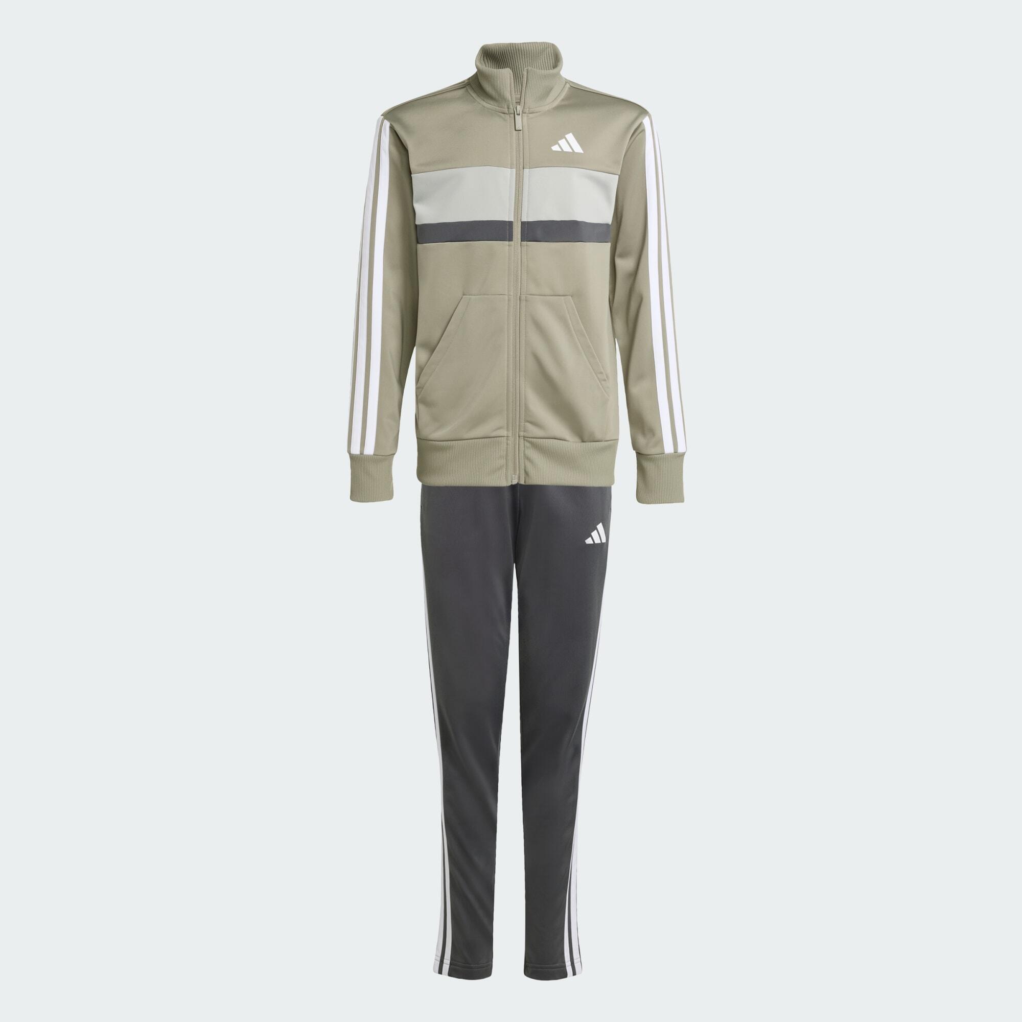 Seasonal Essentials Tiberio 3-Streifen Tricot Kids Trainingsanzug 3/7