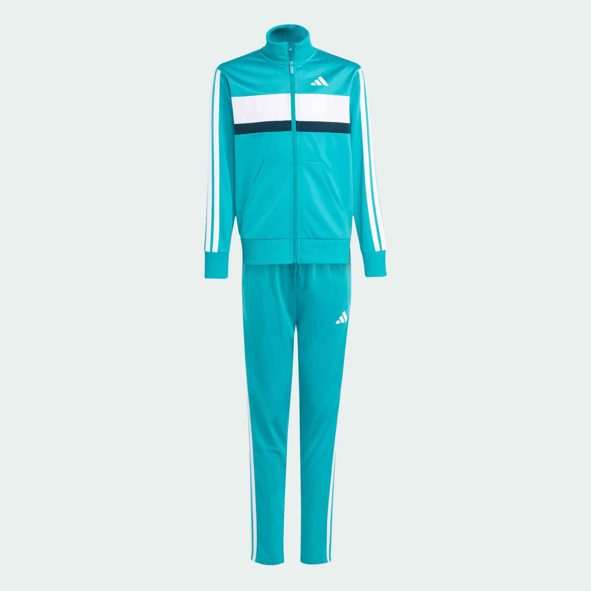 Fato de Treino em Tricô 3-Stripes Tiberio Seasonal Essentials – Criança 2/7