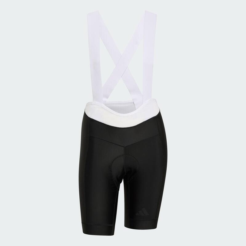 PANTALONI SCURȚI CĂPTUȘIȚI CU BRETELE PENTRU CICLISM ESSENTIALS
