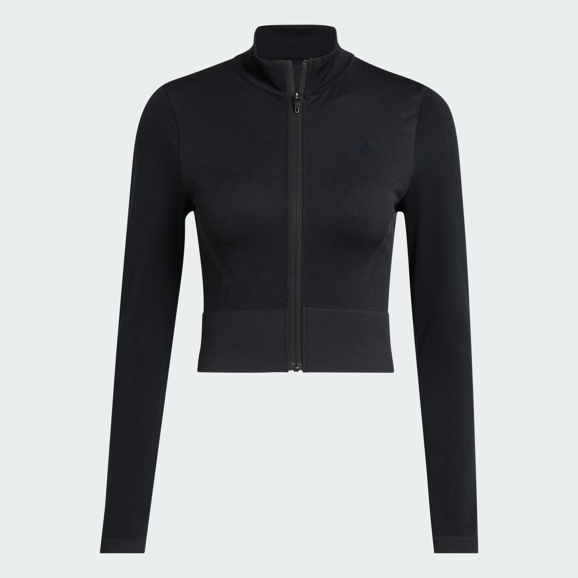 Úpletová mikina na zip na trénink Essentials 2/6