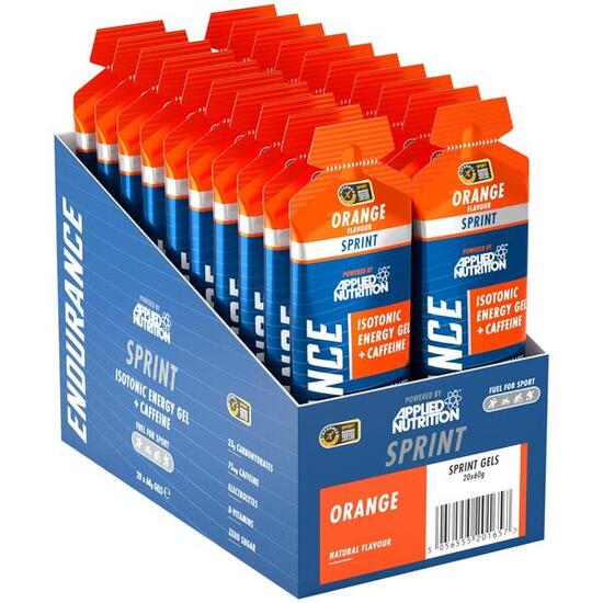 Gels énergétiques - Sprint Isotonic Energy Gel + Caffeine - Orange