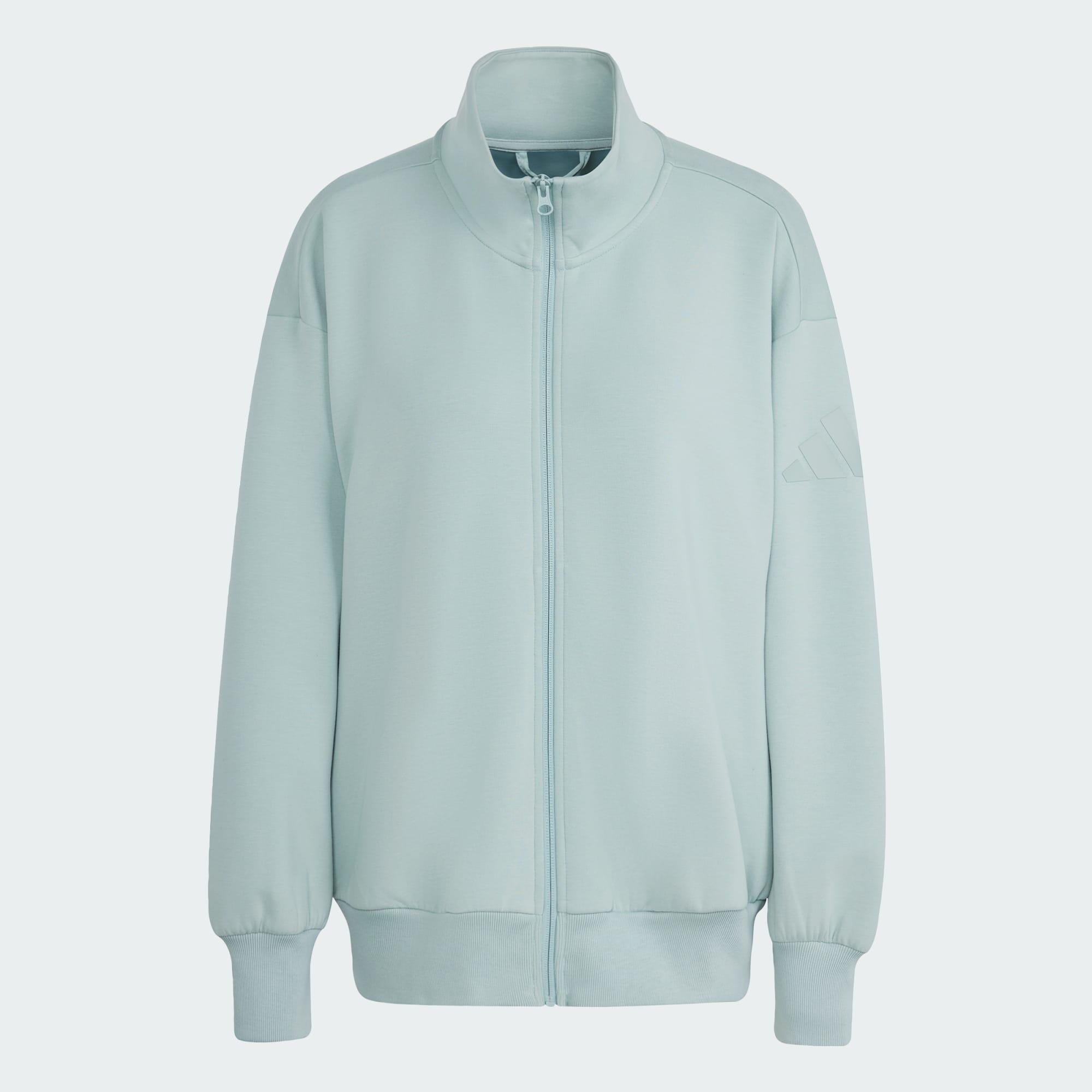 Felpa con zip integrale Soft Lux Loose 2/6