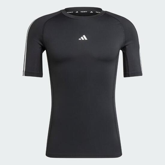 T-shirt de training 3 bandes compression TECHFIT