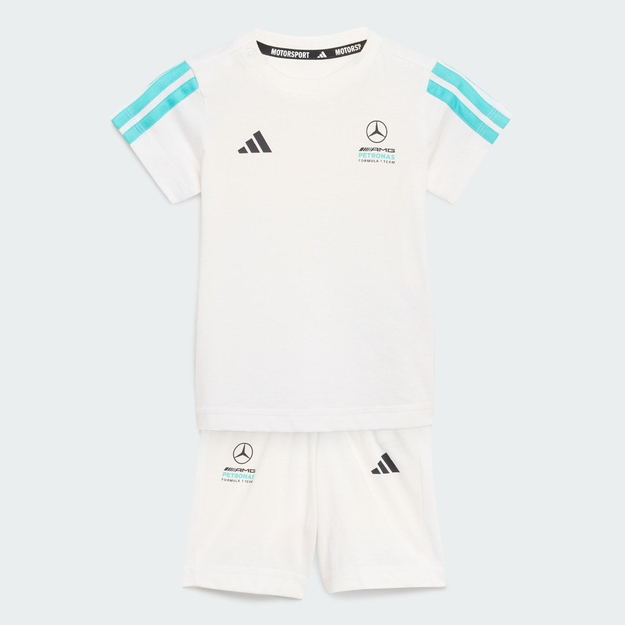 Set jogger cu mânecă scurtă mercedes - amg petronas formula 1 team dna pentru
