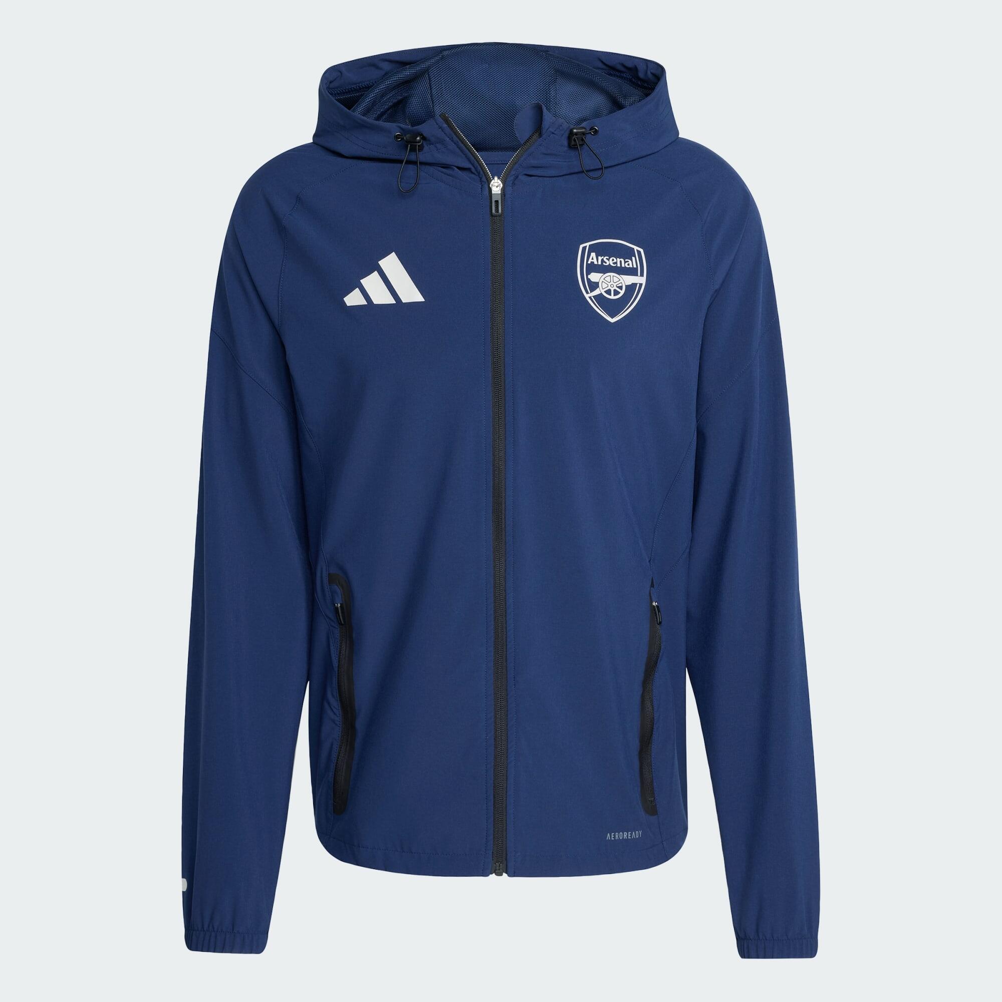 Arsenal Tiro 25 Competition Vis Tech Travel Jacket | Decathlon