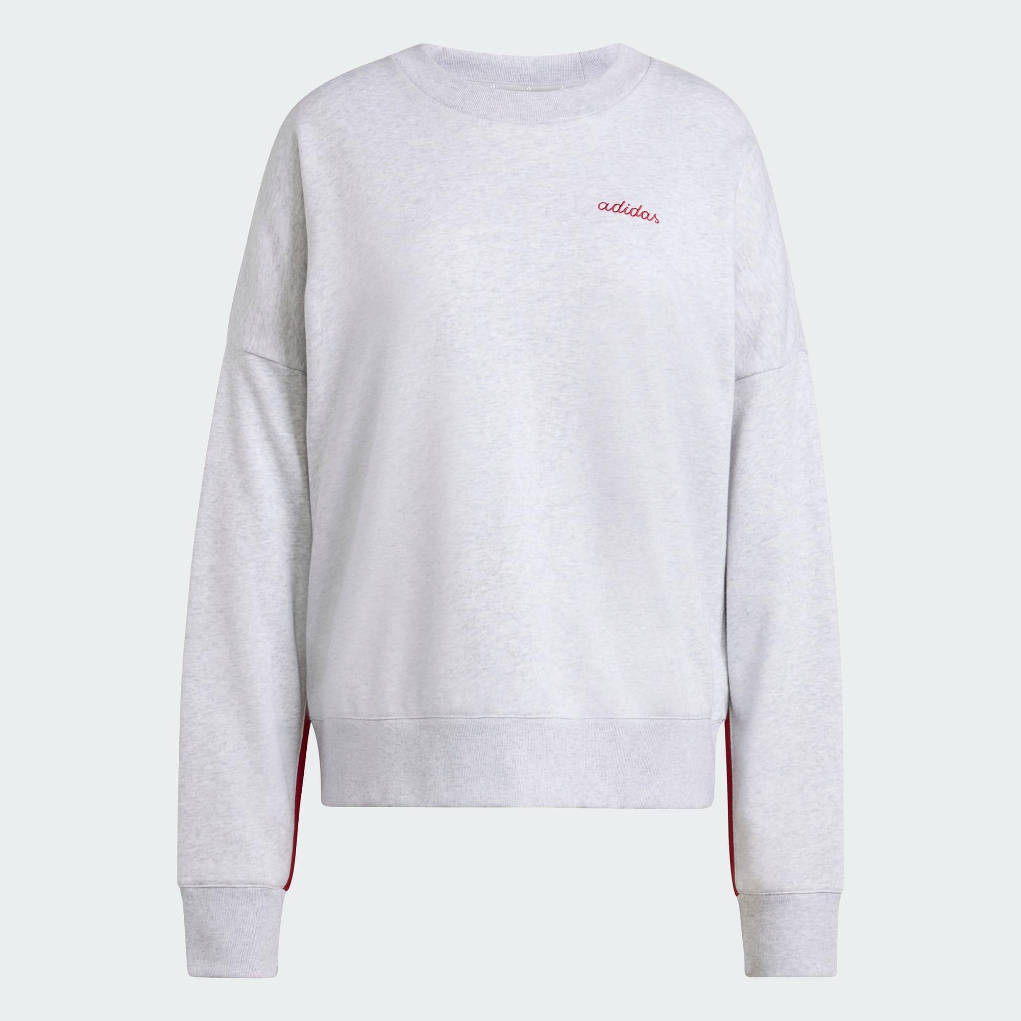 Seasonal Essentials Colorpop Sweatshirt mit aufgestickter Grafik 2/7