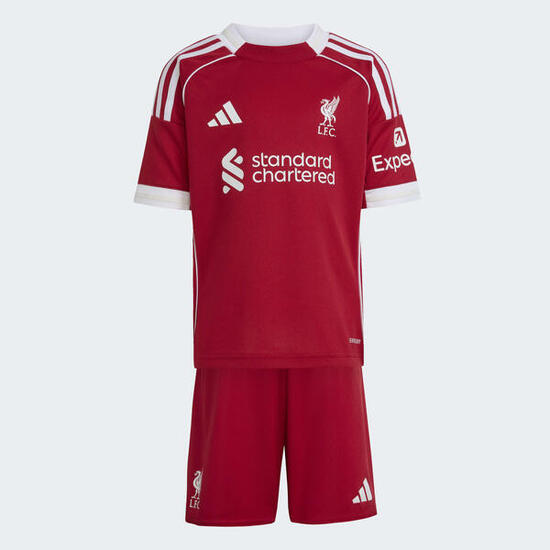 Mini kit Domicile Liverpool FC 25/26 Enfants