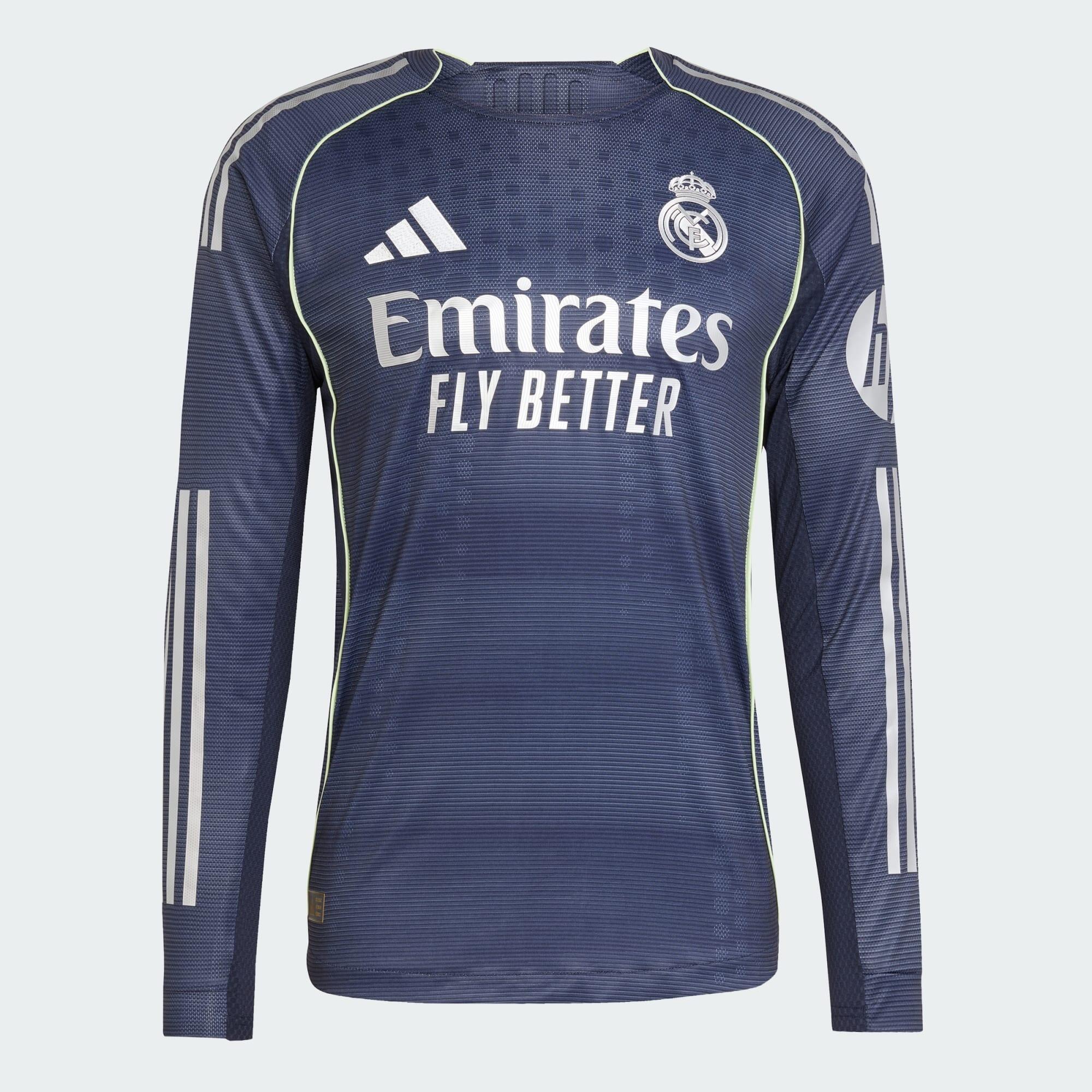 Maglia a manica lunga Authentic Away 25/26 Real Madrid 2/7