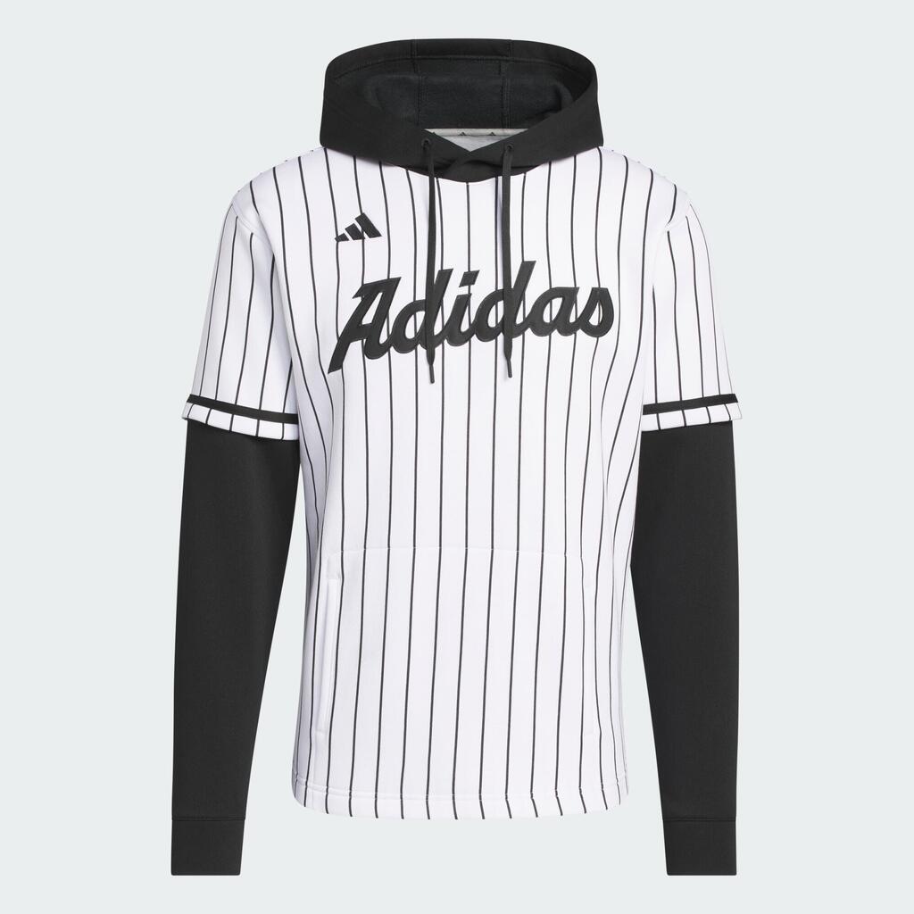 adidas Dugout Pinstripe Hooded Jersey