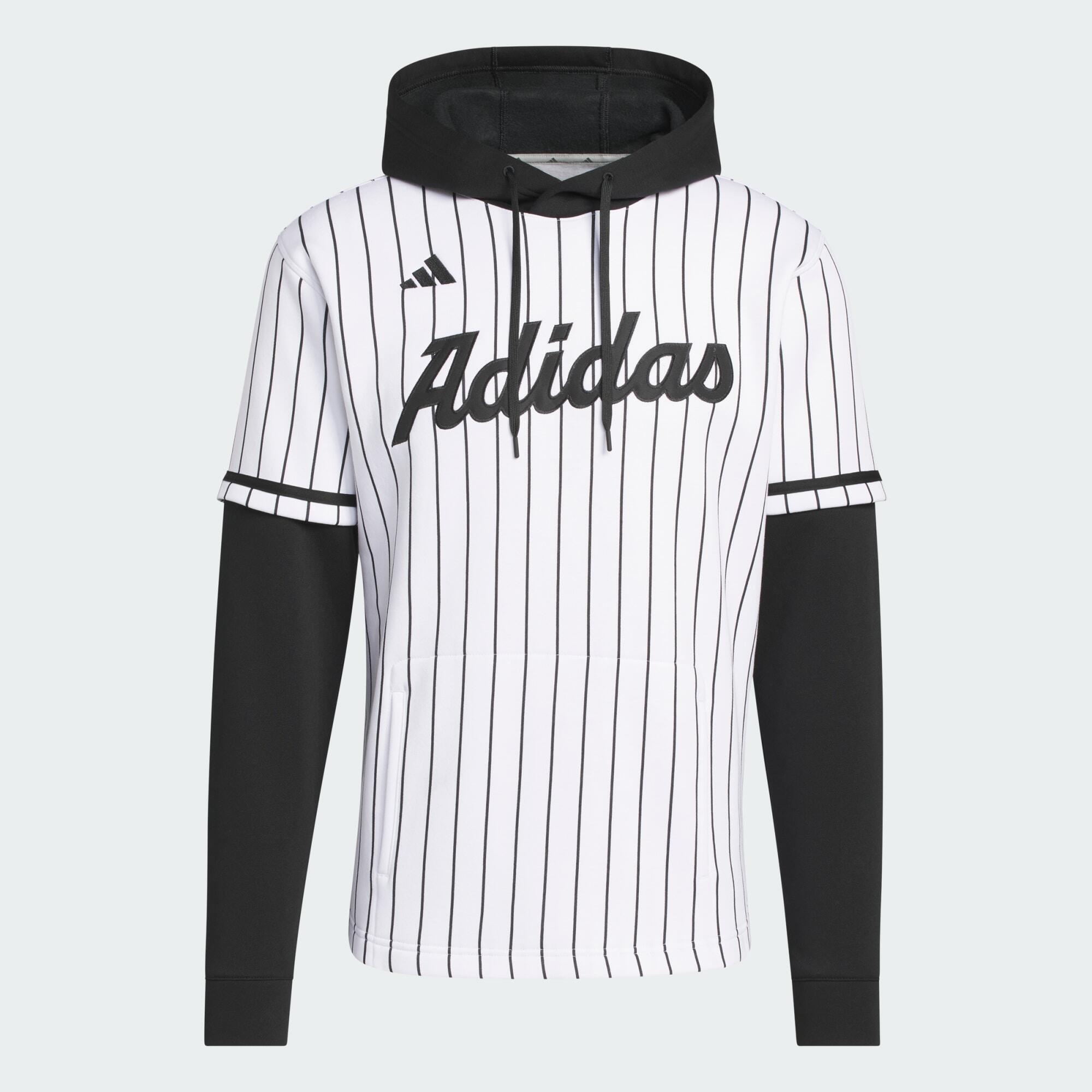 Maillot à capuche adidas Dugout Pinstripe 2/7
