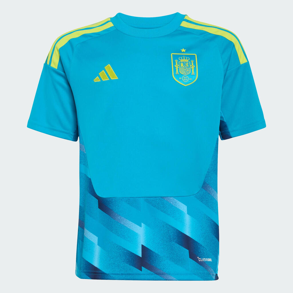 Spain 26 Home Kids Goalkeeper Jersey