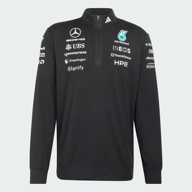 Bluză sport MERCEDES - AMG PETRONAS FORMULA 1 TEAM ENGINEERS QUARTER ZIP