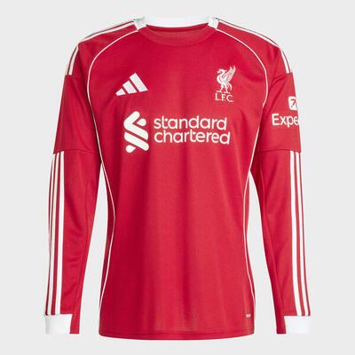 Liverpool fc 25/26 thuisshirt met lange mouwen