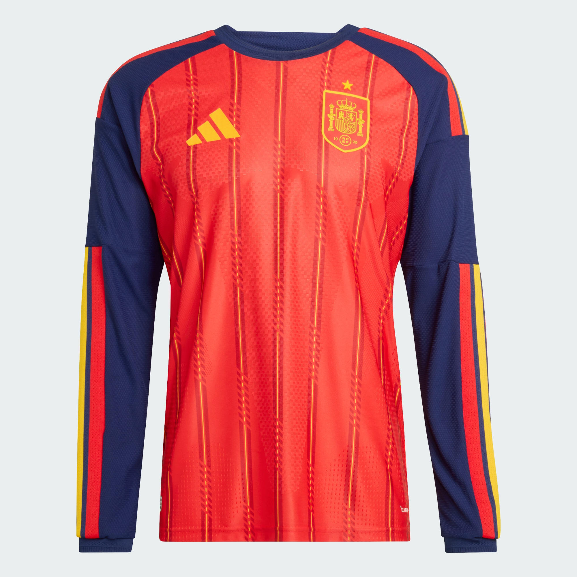 Spanien 26 Authentic Heimtrikot, langärmelig 2/7