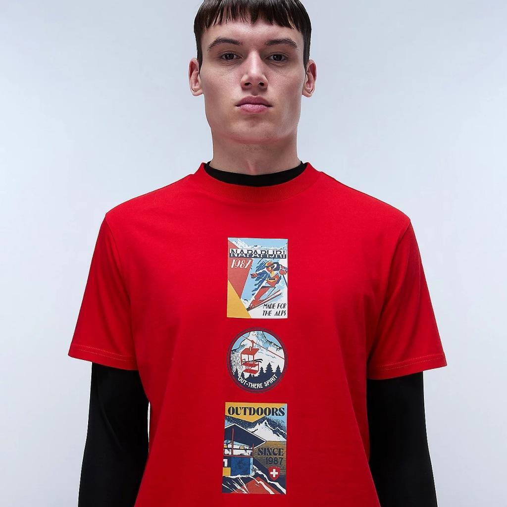 Camisetas Hombre Napapijri Portalet 4/5