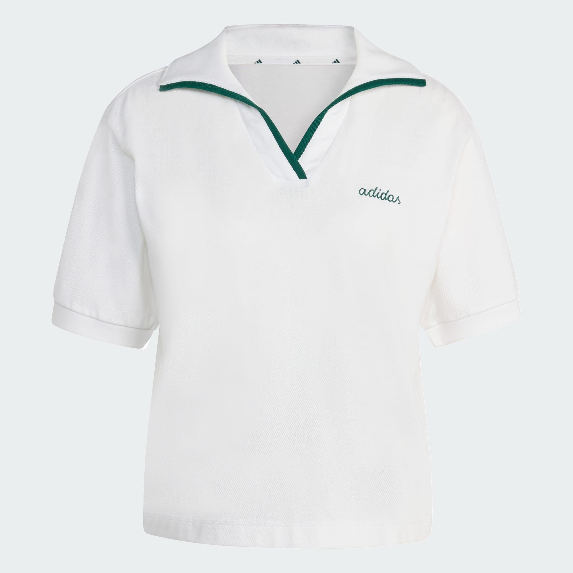 Seasonal Essentials Colorpop Poloshirt mit aufgestickter Grafik 2/6