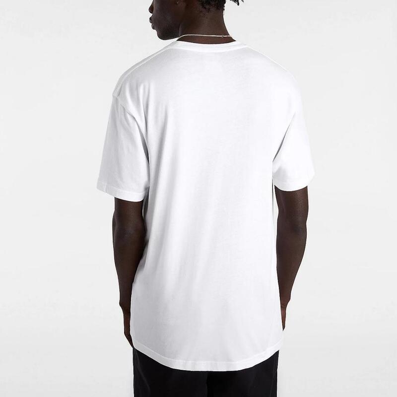 T-shirt Vans Model Left Chest Ii Loose Ss Culoare Alb