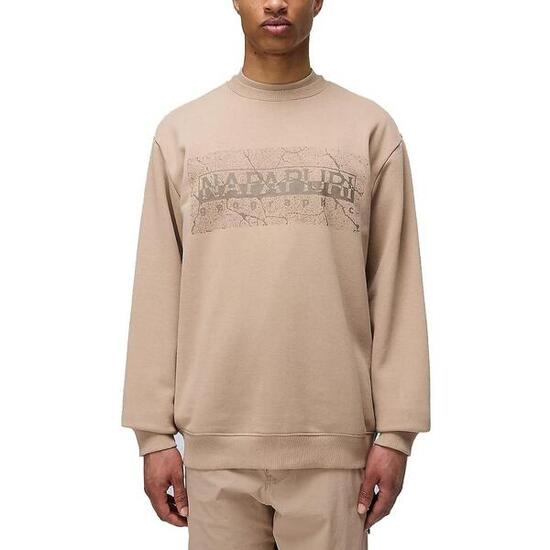 Felpa Napapijri Modello Albula Colore Marrone