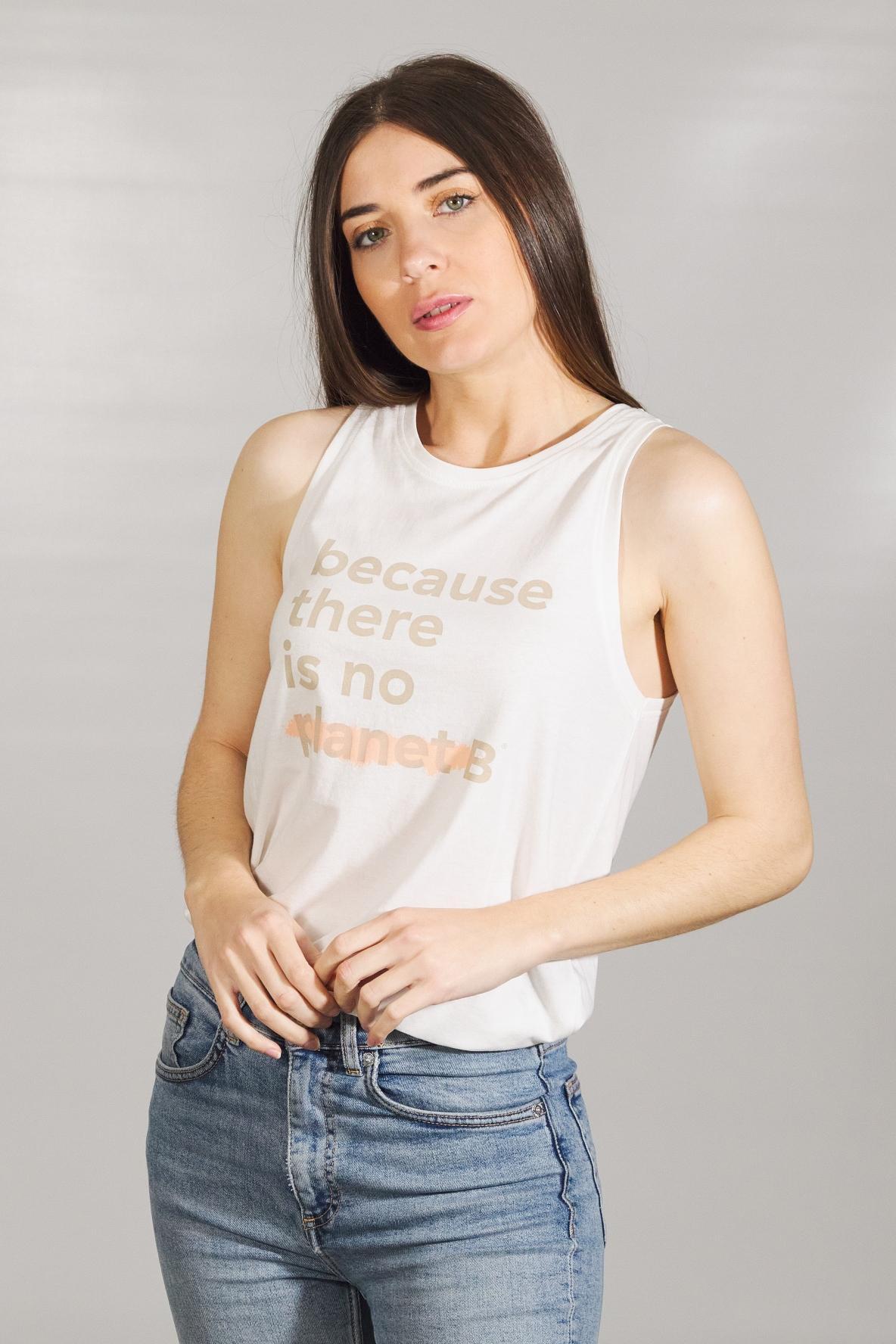 T-shirt Ecoalf Modèle Underlinedalf T-shir Couleur Blanc 5/5