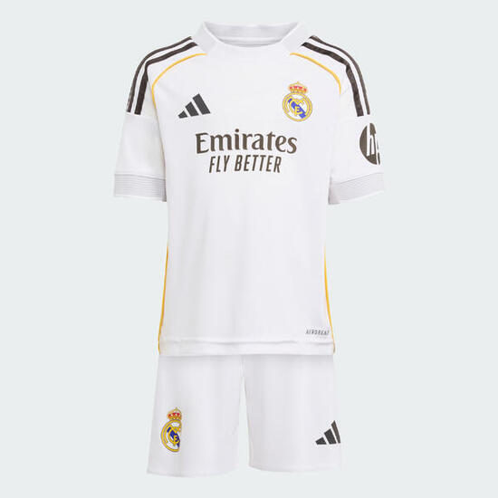 Mini kit Domicile Real Madrid 25/26 Enfants