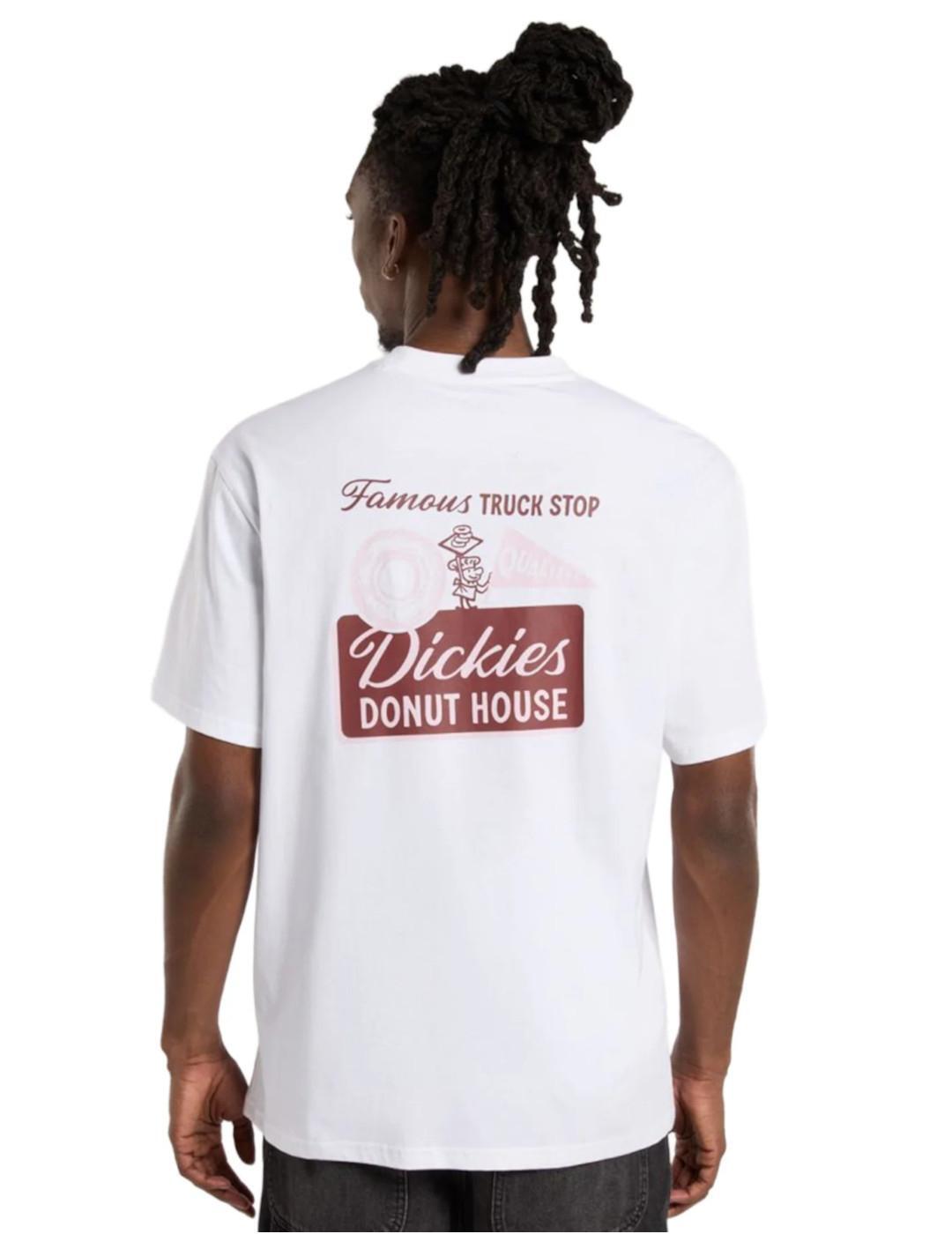 Maglietta da uomo Dickies Donut house Bianca 2/5