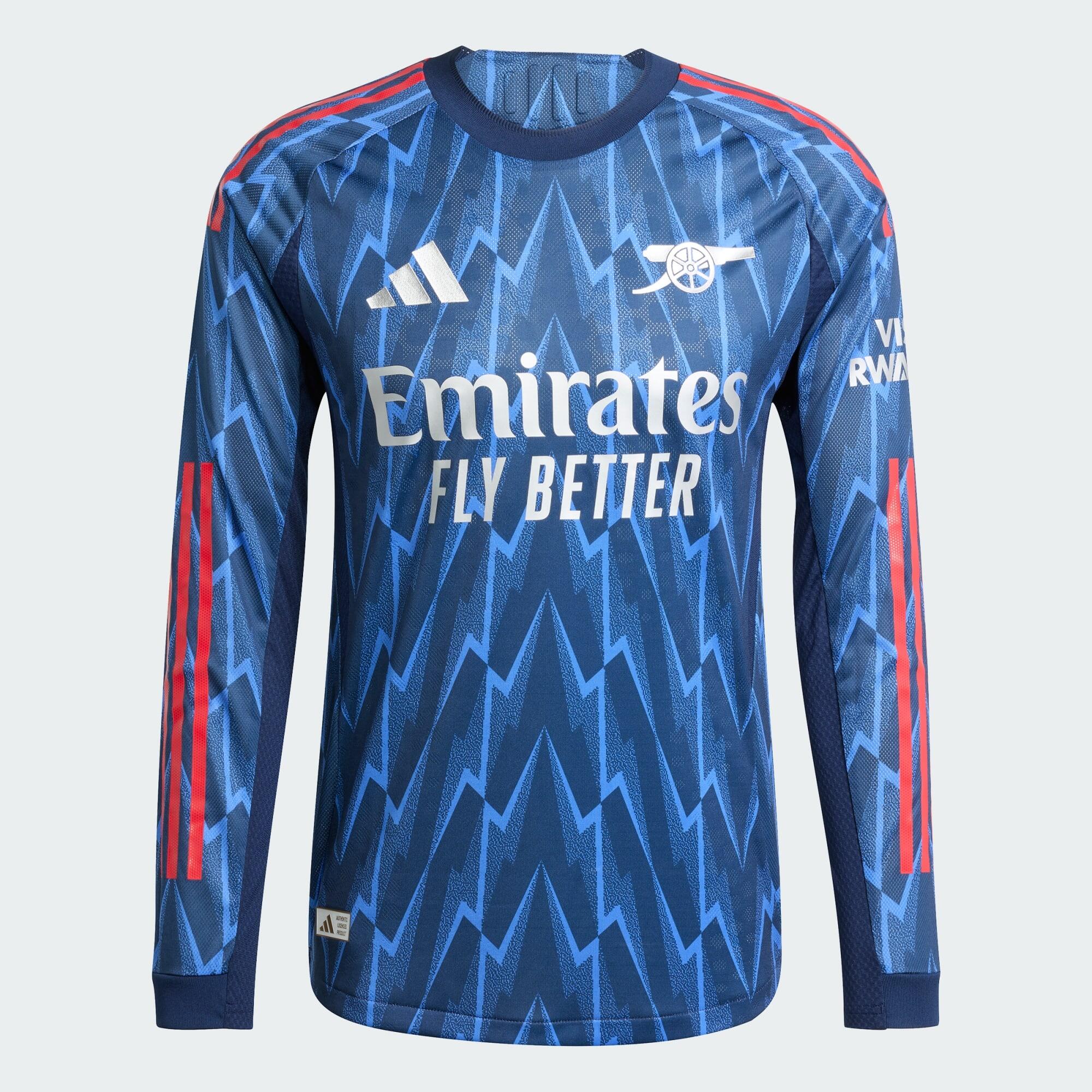 Arsenal 25/26 Long Sleeve Away Authentic Jersey 2/7