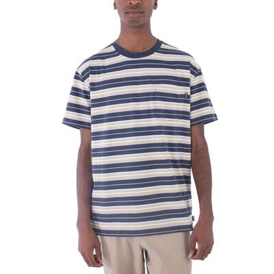 T-shirt hurley model organic flash tee kleur blauw