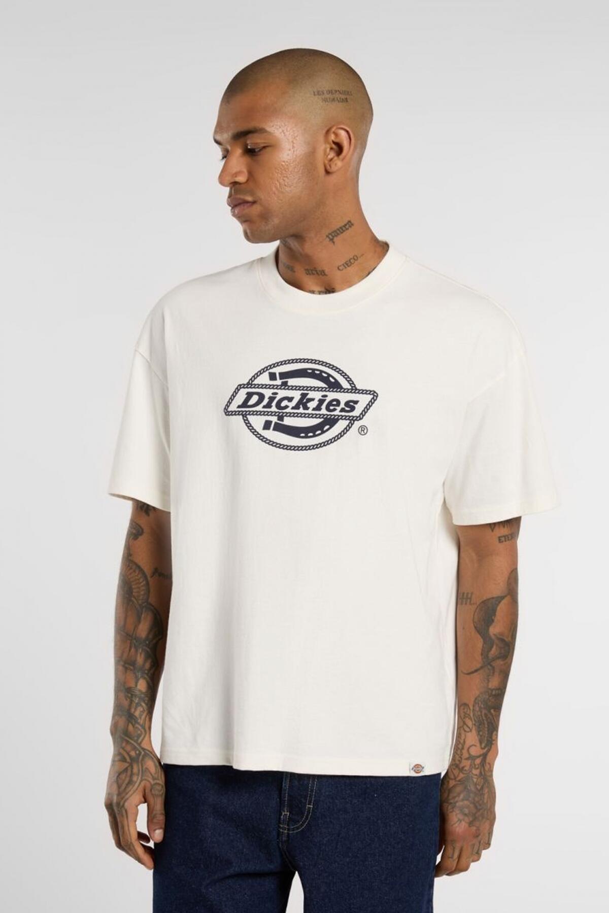 T-shirt Dickies Model Forth Shaw Kleur Wit 5/5