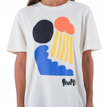 T-shirt Hurley Model Yoko Sun Tee Kleur Wit