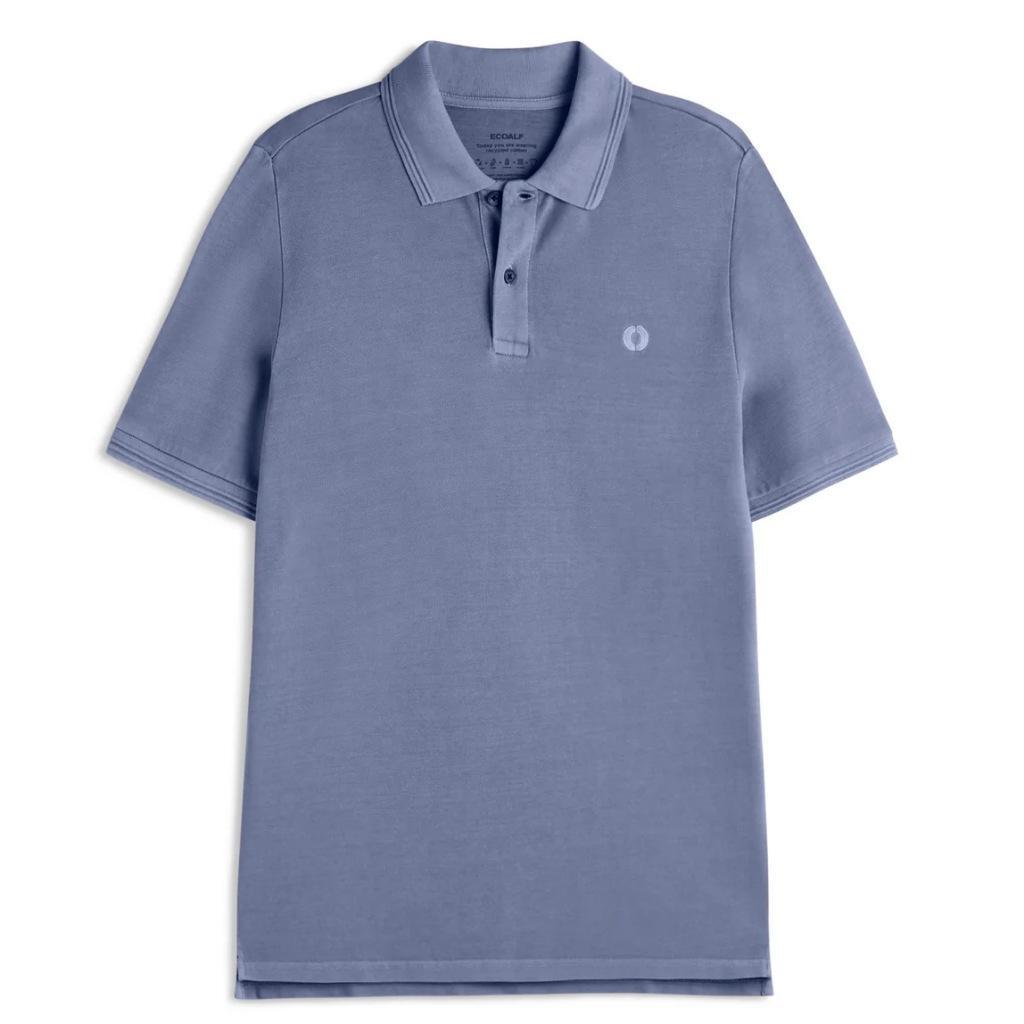 Ecoalf Modèle Anoalf Because Polo Couleur Bleu 2/4
