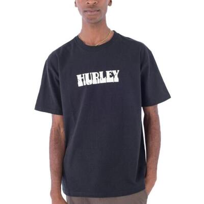 T-shirt hurley model worm tee kleur zwart
