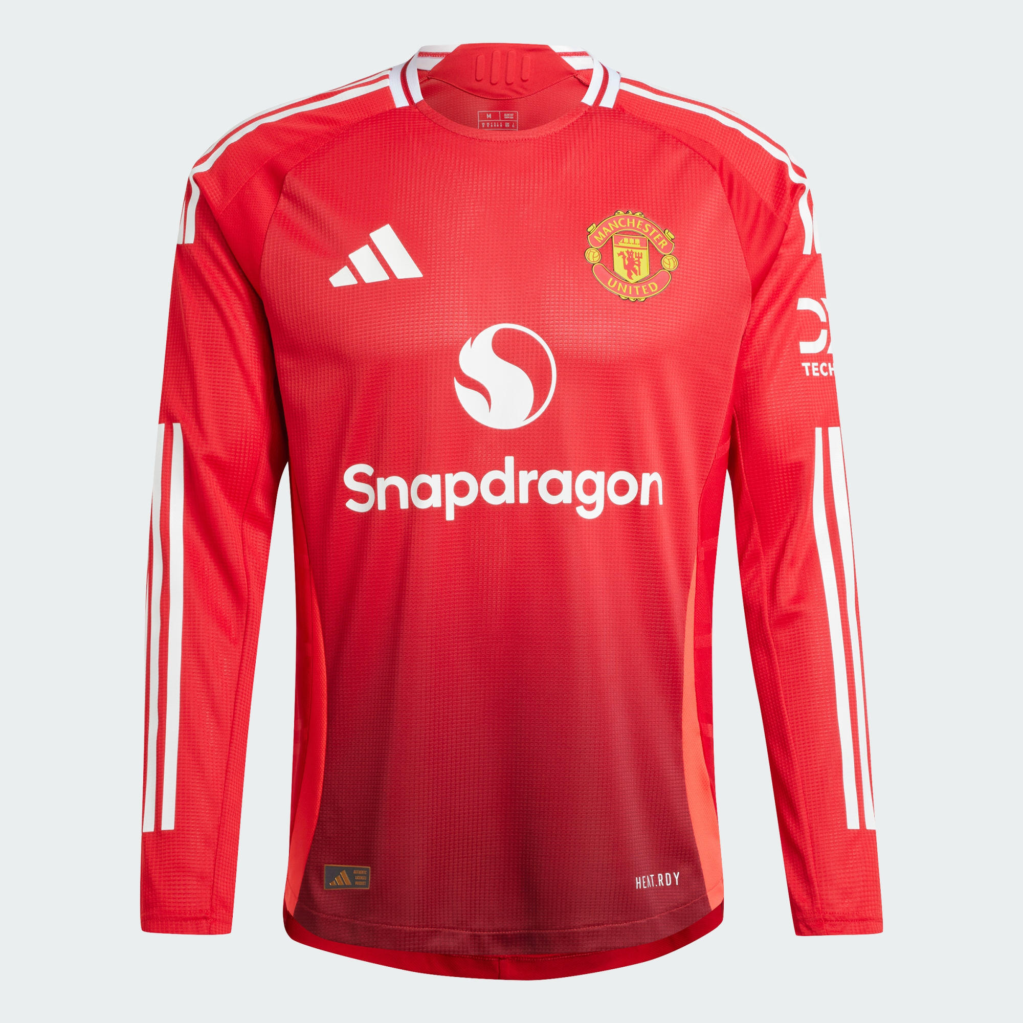 Camisola Principal Oficial de Manga Comprida 24/25 do Manchester United 2/7