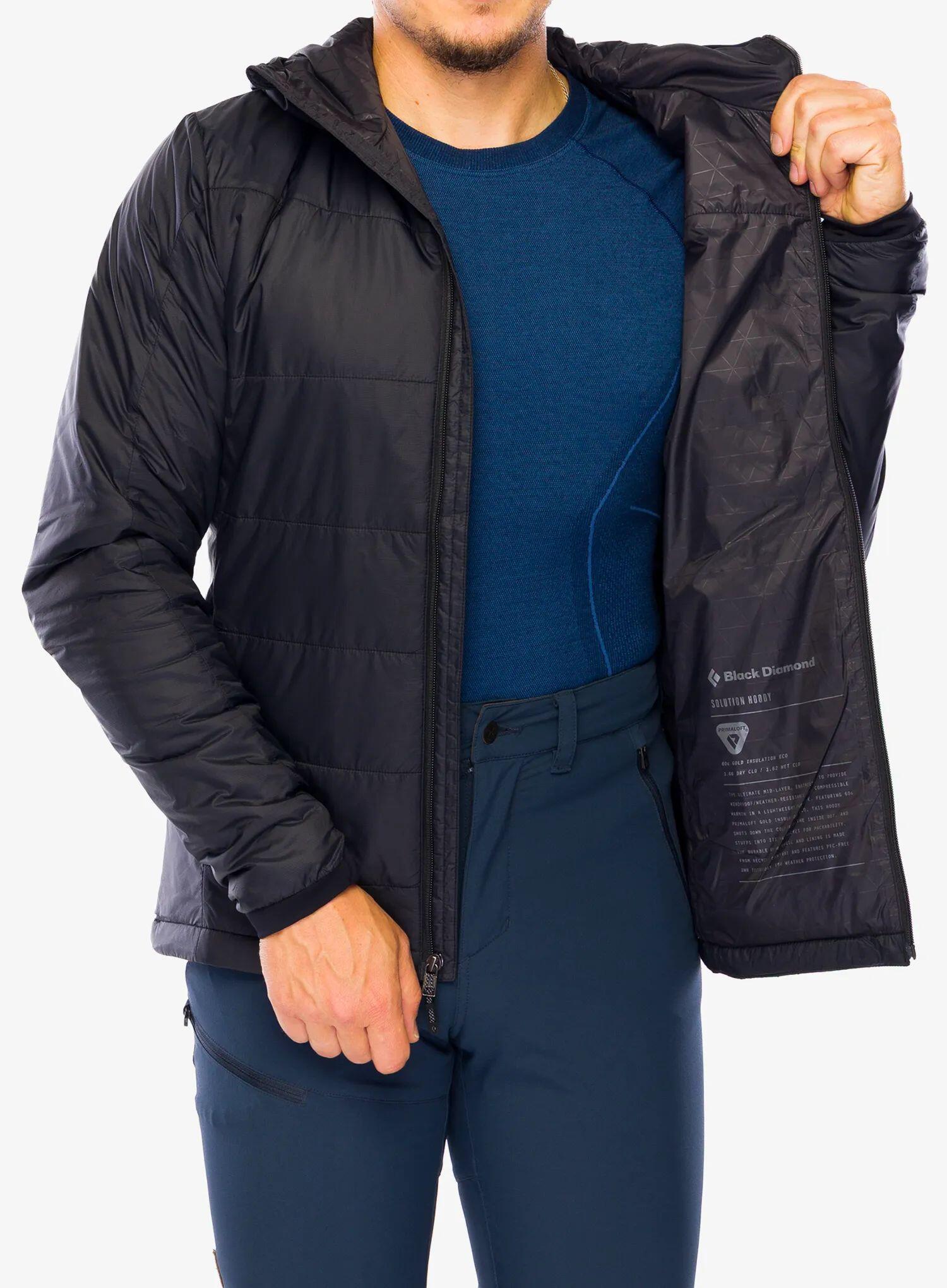 Giacca imbottita da uomo Black Diamond Solution 2.0 Hoody 5/7