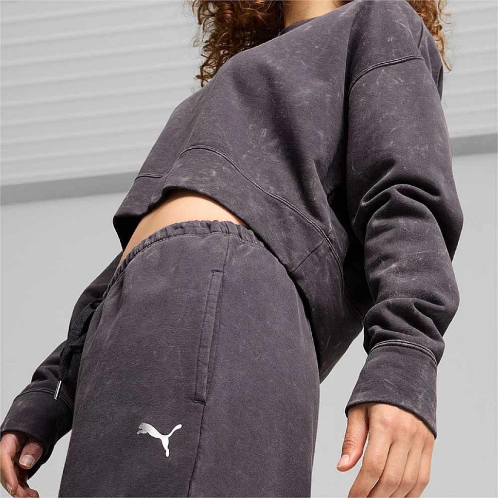 Sweat-shirt Puma Modèle Dare To Relaxed Washed Cre Couleur Gris 3/5