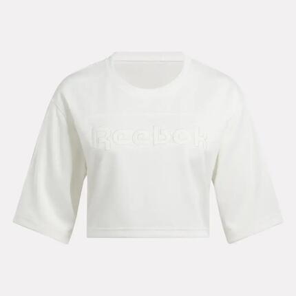 Reebok Modell Team Top Farbe Weiß