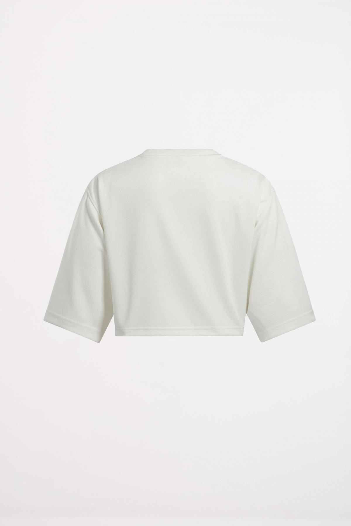 Reebok Modèle Team Top Couleur Blanc 4/4